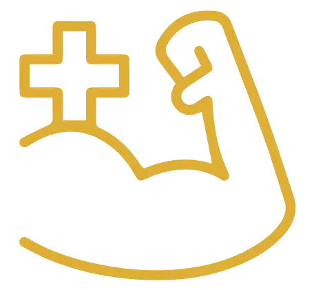 Recuperación muscular icono